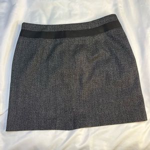 The Limited Black Grey Tweed Mini Skirt - Size 8